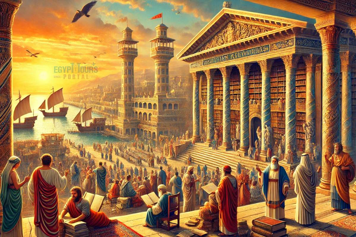 Alexandria por IA no Egito Antigo - Egypt Tours Portal