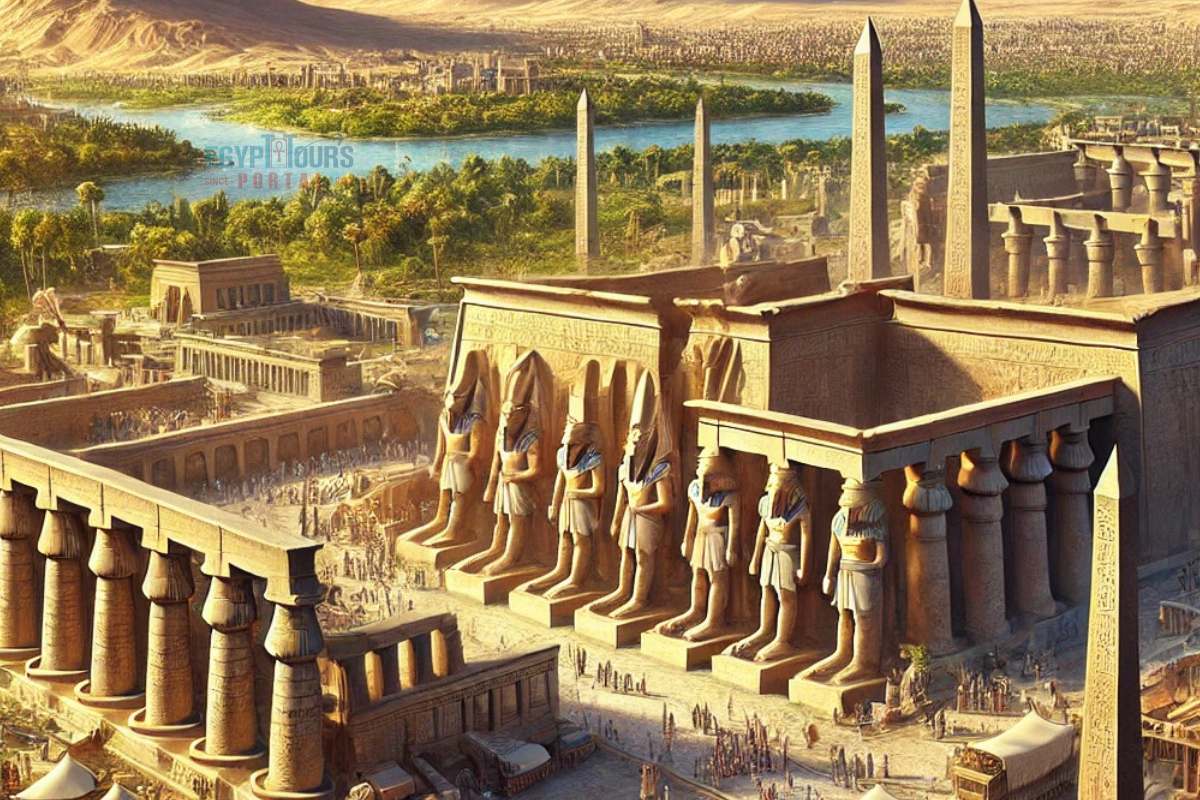 Tebas por IA no Egito Antigo - Egypt Tours Portal