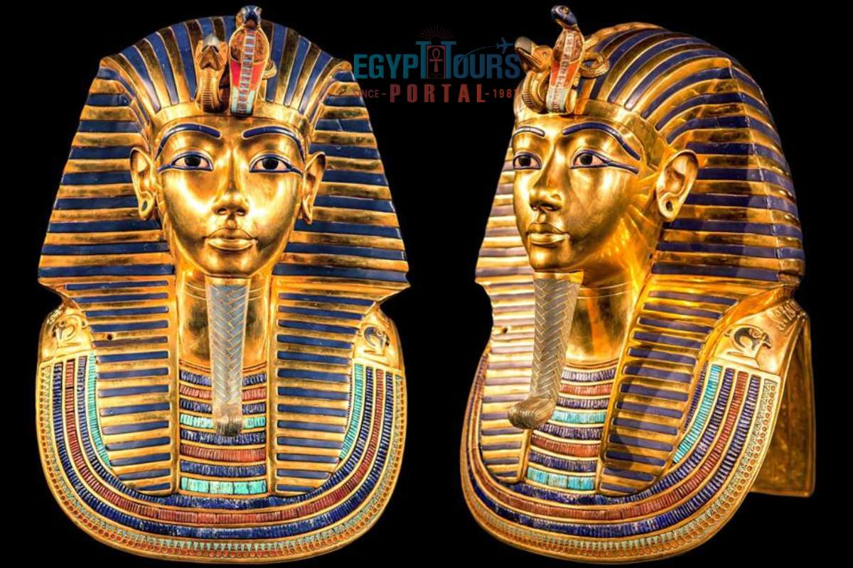 A máscara funerária dourada do rei Tutankhamon - Egypt Tours Portal