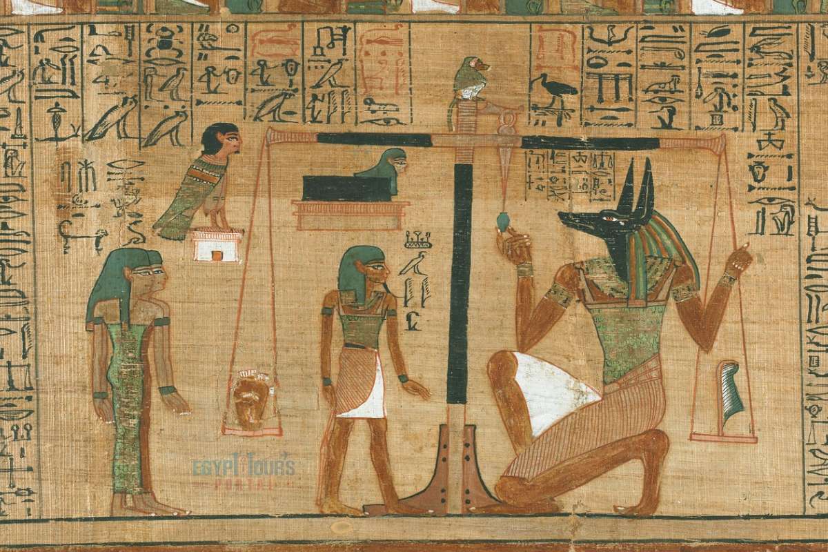 A pesagem da cerimónia do coração - Egypt Tours Portal