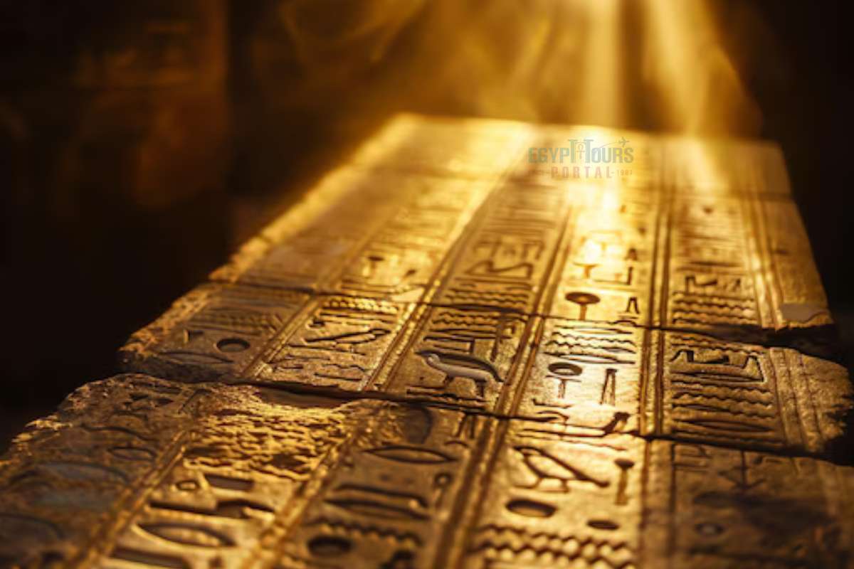 Hieróglifos esculpidos em pedra  - Egypt Tours Portal