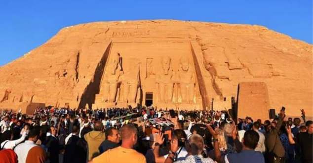 Evento Do Festival Do Sol Em Abu Simbel - Outubro